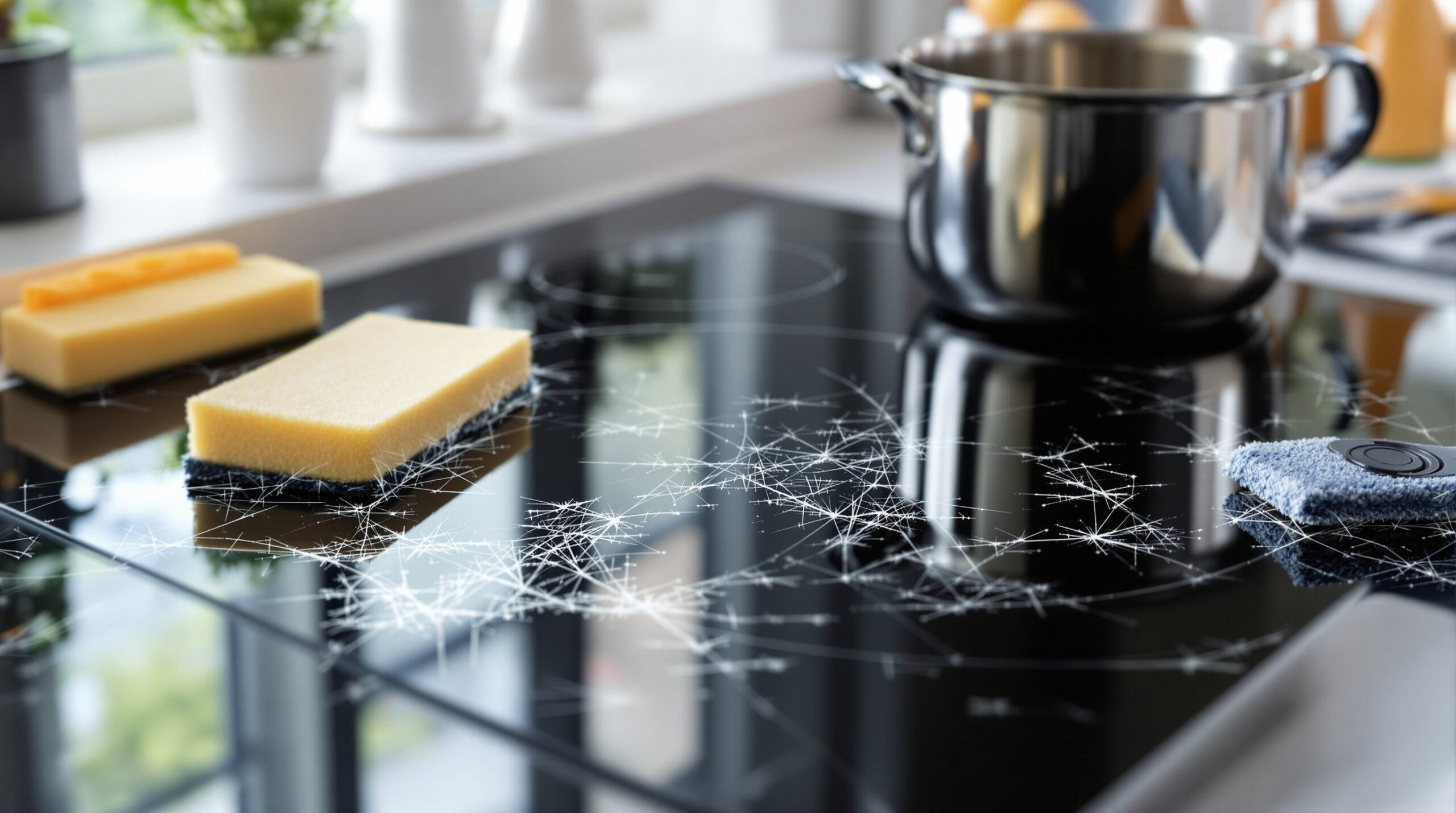 Plaques de cuisson à induction : l’erreur de nettoyage qui raye le verre définitivement