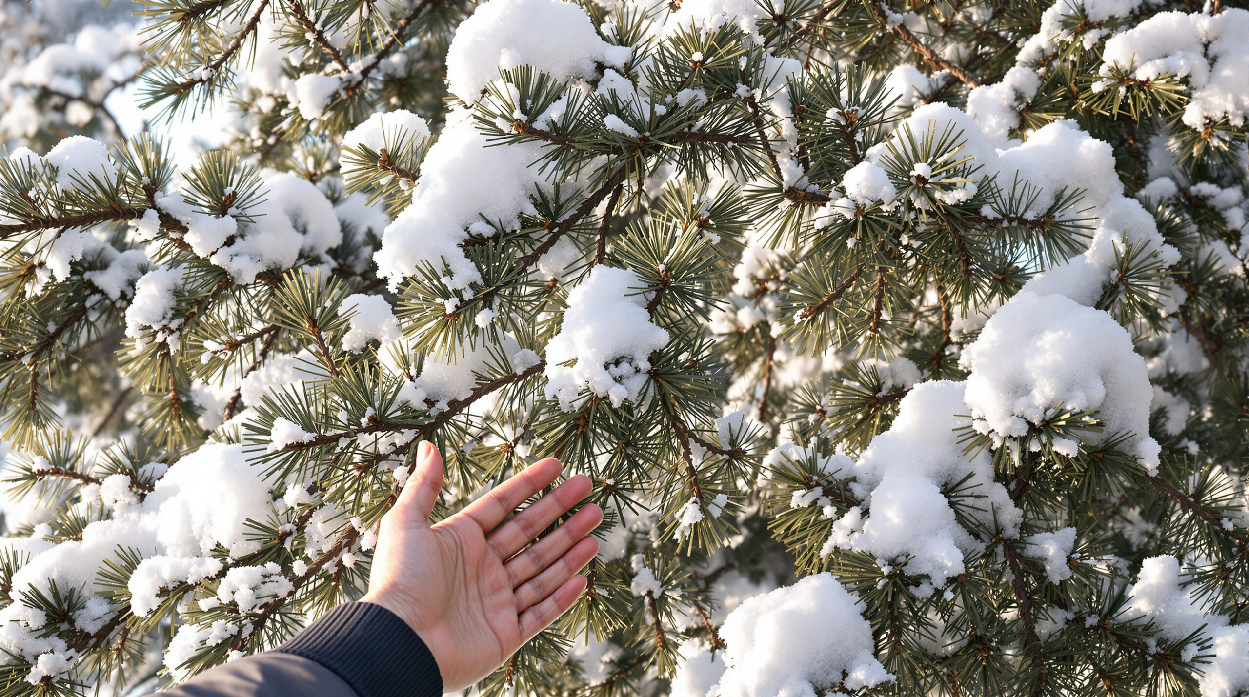 Ne secouez pas la neige sur vos arbres n’importe comment : vous risquez de casser les branches