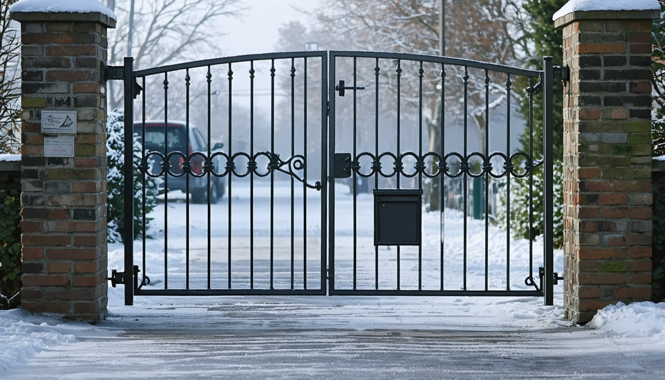 Verglas devant votre portail : êtes-vous responsable si le facteur glisse et se blesse